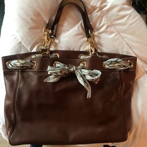 Gucci brown leather Positano handbag